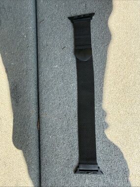 Black Milanese Loop Watch Band for Apple Watch 44mm